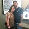 My w/ my talented nephew, Justin Nordine... tattoo & fine artist. The Raw Canvas, Grand Junction, Colorado.